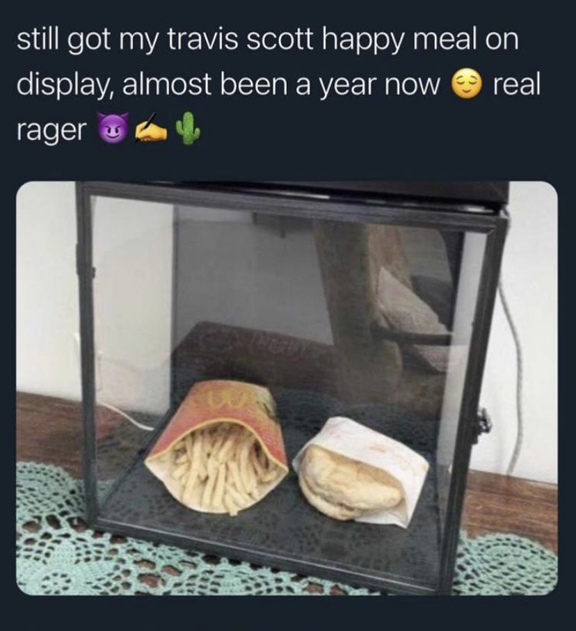 Still on display my travis Scott meal