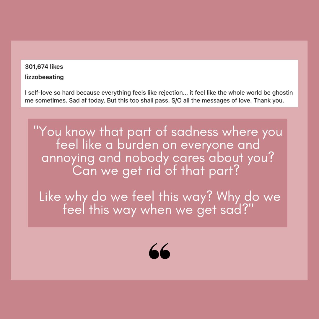 theshift_series's tweet photo. It's easy to feel alone sometimes in what you're struggling with. But you are NOT alone! And Lizzo can relate. The singer got candid in a TikTok video last year where she spoke up about feeling sad and the difficulty in finding someone to talk to about it. https://t.co/yS8zqS09RZ