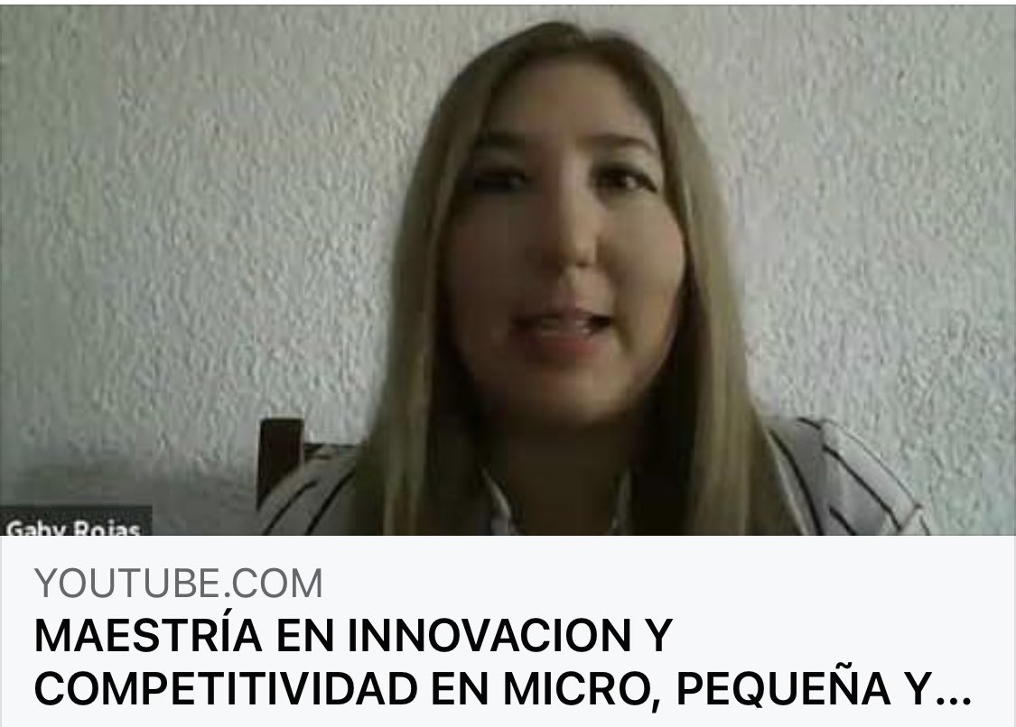 #PosgradosUNICACH
Formamos profesionales competitivos; con los conocimientos y habilidades para plantear interdisciplinariamente alternativas de solución a las problemáticas de las micro, pequeñas y medianas empresas 
youtube.com/watch?app=desk…
#ExpoPosgradosUnicach 
#VillaCorzo