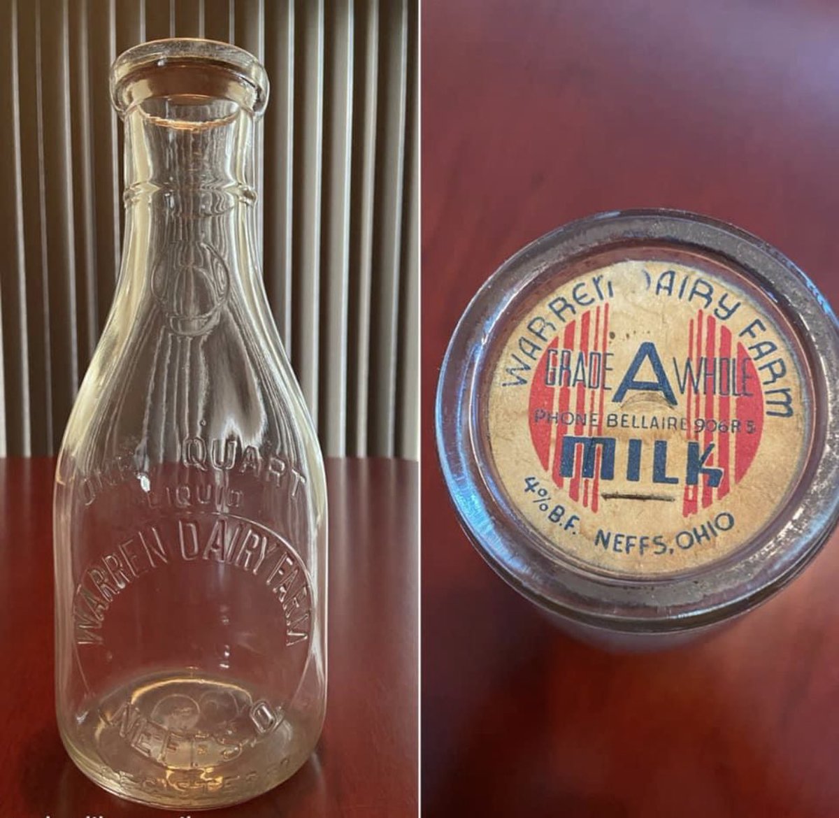 neffsporter's tweet photo. Foster Warren owned the dairy located at the bottom of Sandhill Road in the Metropolis. Mr. Warren also owned the feed store, I remember the smell of grain as the rail cars were unloaded. Had the coldest pop in town. #farming #makerofmen https://t.co/GBujTu8Anr