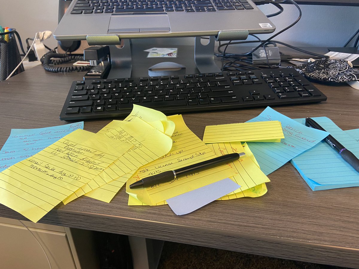 I may have a sticky note problem. But it’s really satisfying to get to throw them away when they are completed!