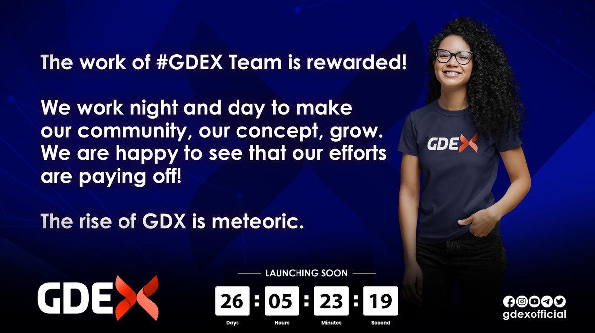 gdexofficial's tweet photo. The work of #GDEX Team is rewarded!

We work night and day to make our community, our concept, grow. We are happy to see that our efforts are paying off!

The rise of $GDX is meteoric.

#BSC #BinanceSmartChain #DeFi #YieldFarming #GdexSwap https://t.co/FHOScqVMkl