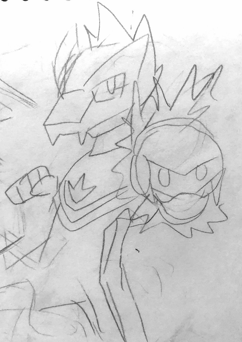 MidniteW's tweet photo. Mega Man Star Force but if Geo was the arm. https://t.co/sU0rRGdu72