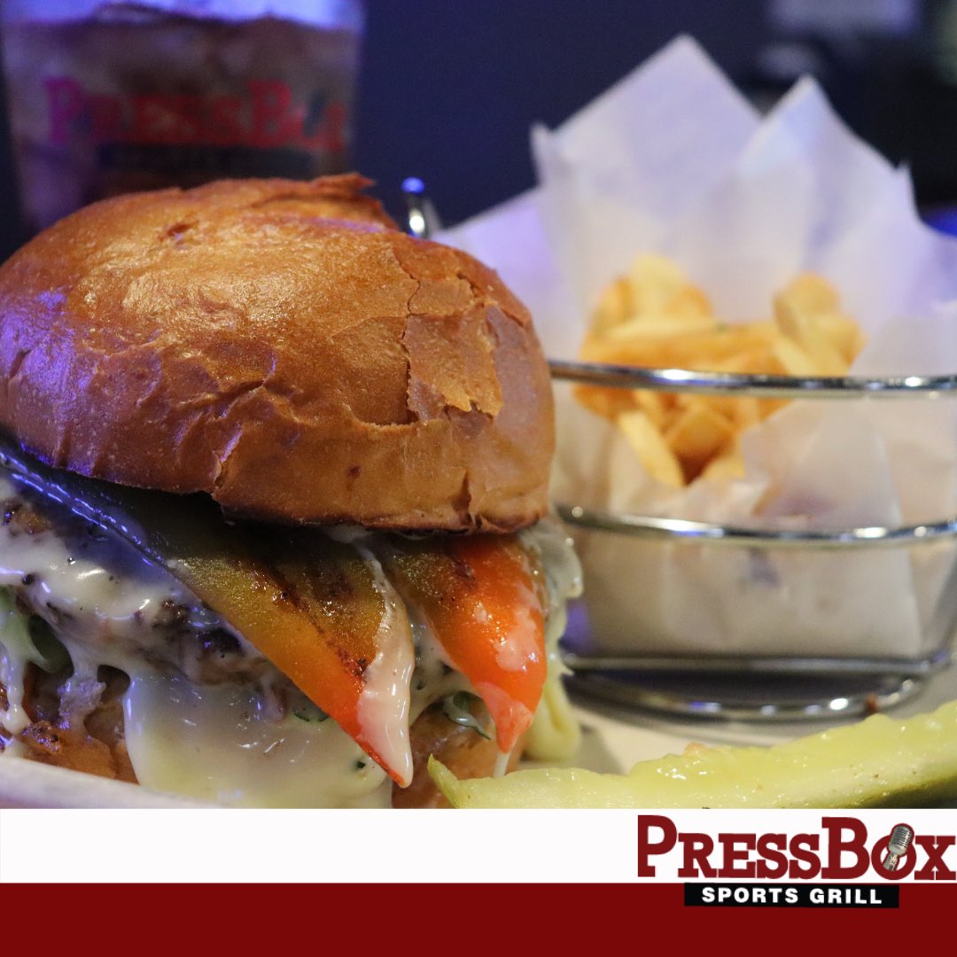 pressboxpb3's tweet photo. Satisfy your spicy craving with our Ortega Burger.
#Fresno #Spicy #Burger #Bars #Sports https://t.co/ieuSiZ5BML