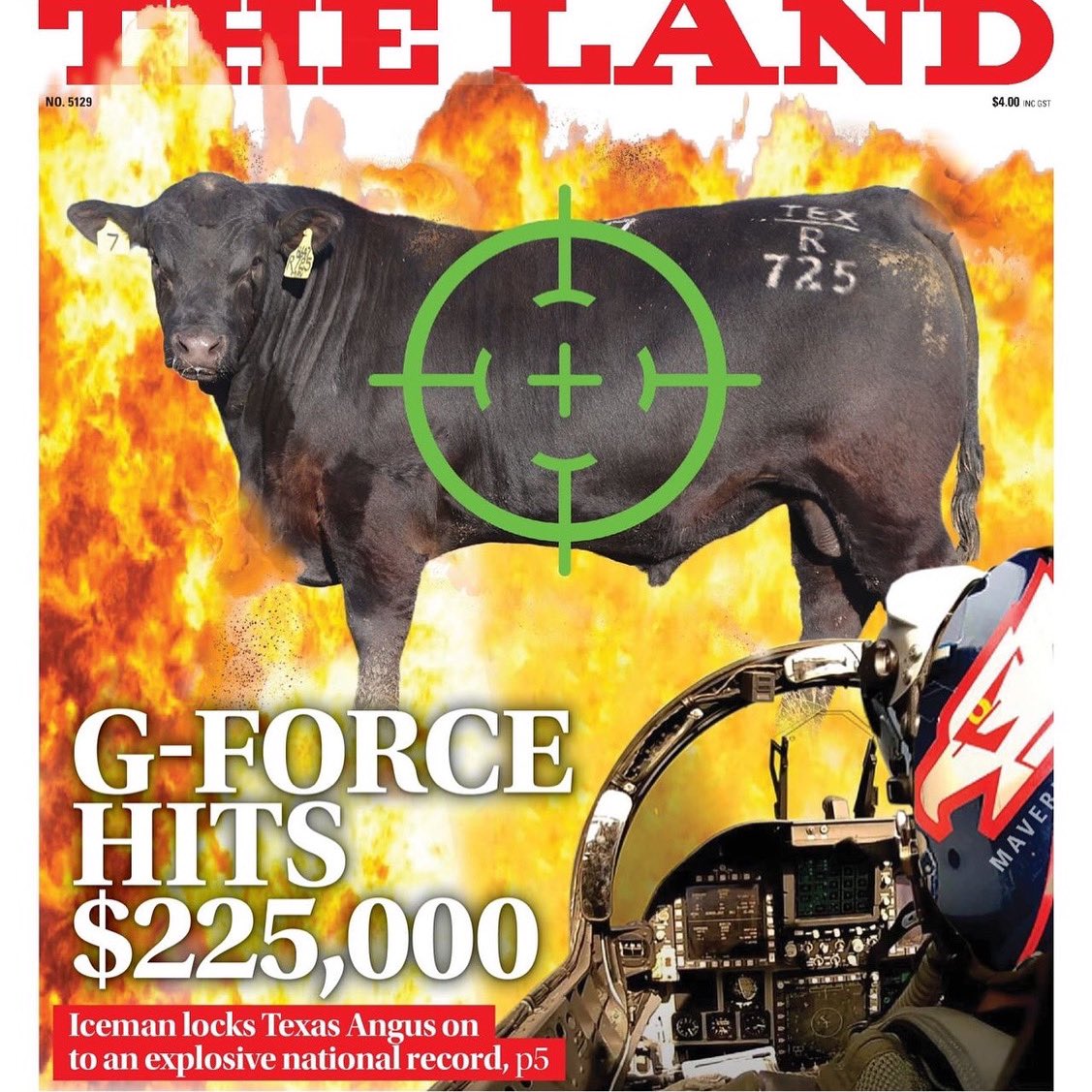 texasangus's tweet photo. Texas ICEMAN R725 makes the front page of @thelandnews
#mackasbeef #geneticsaustraliabeef #texasangus https://t.co/n6yoB1tXas