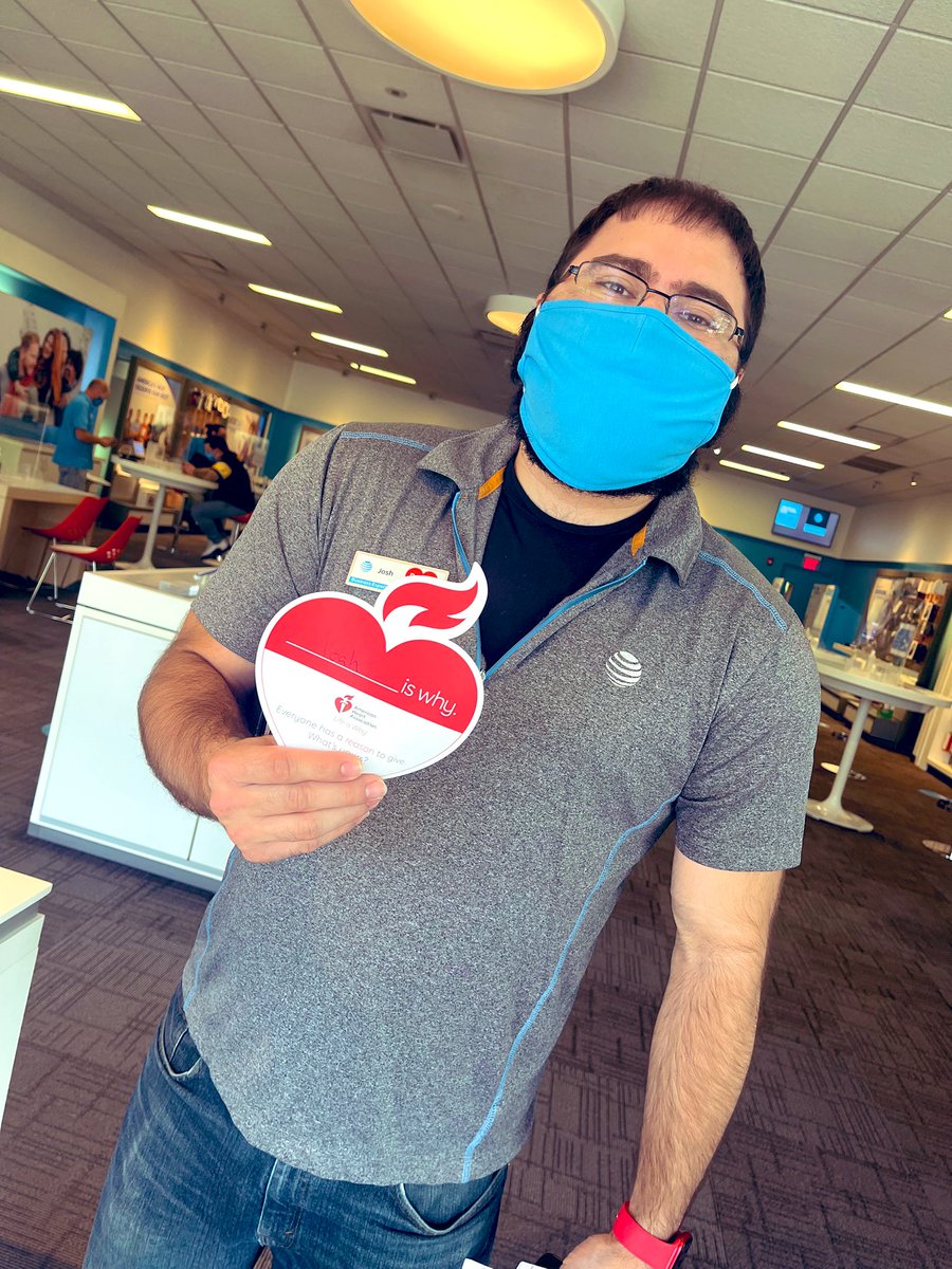 AHA donations are on and poppin’ <a href="/JoshFreas/">Josh Freas</a>  showing us how it’s done at ☔️☔️☔️ #OhPA #LifeAtATT #UnstOHPAble #AHA #OhpaHasHeart