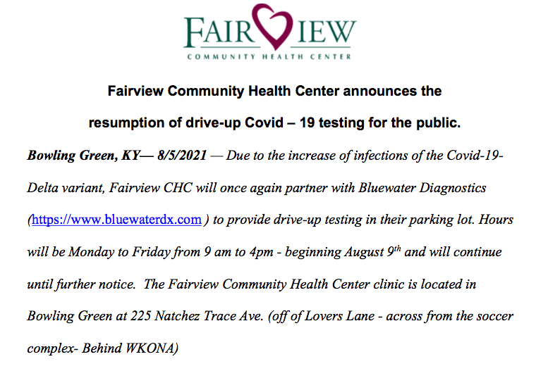 Amid coronavirus spike, drive-up testing resumes locally.