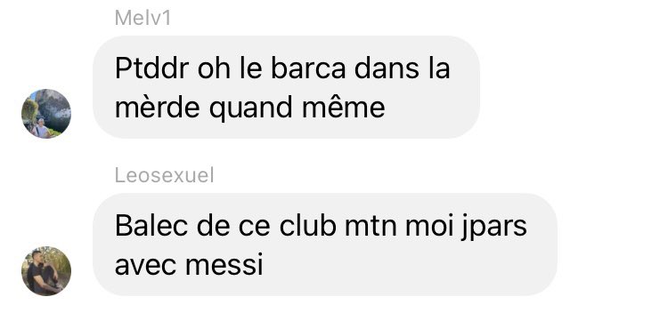 TresTchatcheure's tweet photo. Quand on disait que les supp du #Barca etait la que pour #Messi . #LionelMessi #Leosexuel #MessiAuPSG https://t.co/annqkXwLXg
