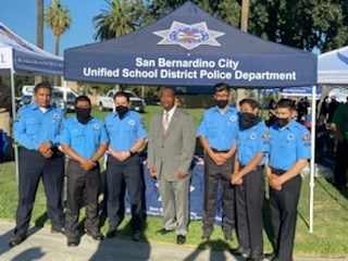 SBCUSDPOLICE's tweet image. #NationalNightOut Chief, @SBSPDjpaulino along with our #DistrictPoliceTeam and youth advisors had a great night of engagement with our school community. #SpecialThanks Sergeant John @EchevarriaFor &amp;amp; Sergeant Raya #RelationalPolicing #CommUNIYT