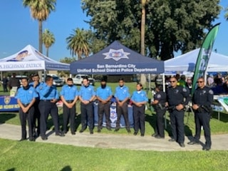 SBCUSDPOLICE's tweet image. #NationalNightOut Chief, @SBSPDjpaulino along with our #DistrictPoliceTeam and youth advisors had a great night of engagement with our school community. #SpecialThanks Sergeant John @EchevarriaFor &amp;amp; Sergeant Raya #RelationalPolicing #CommUNIYT