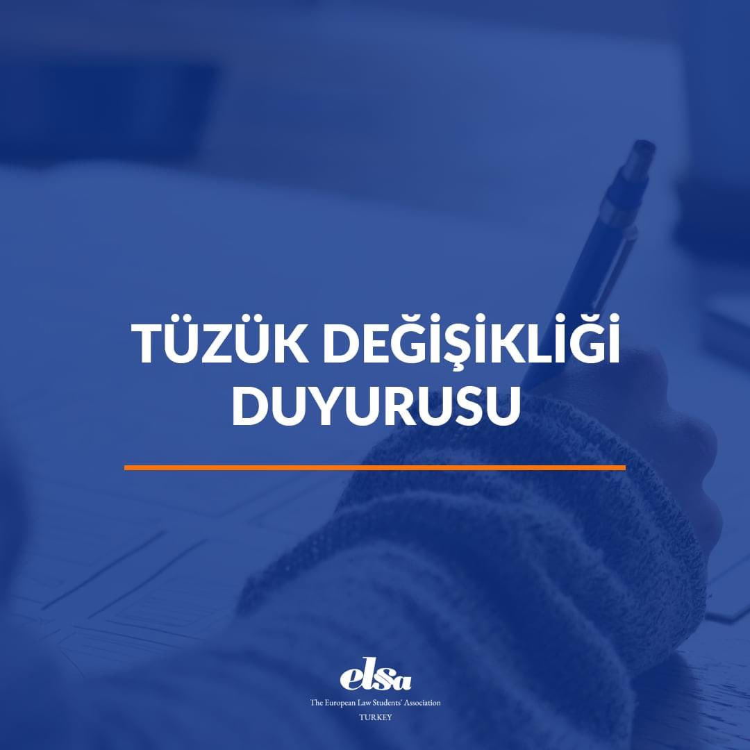 Tüzük ve Uluslararası Toplantılar Yönetmeliği Değişikliği Duyurusu 
2021 Tüzük Değişikliği: bit.ly/2021TüzükDeğiş…

2021 Uluslararası Toplantılar Yönetmeliği Değişikliği: bit.ly/2021Uluslarara…
