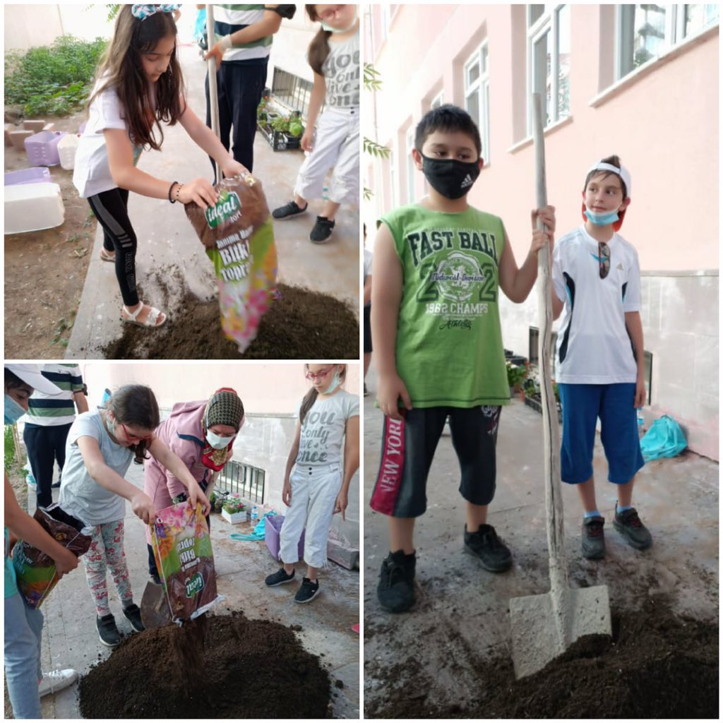 ''Telafide ben de varım” etkinliklerimizde deterjan kutularını boyadık,çiçeklerimizi ektik.Eğlenirken öğrendik.Toprağın,çiçeğin kokusunu hissettik.Birlikte daha da yeşillendireceğiz.#Telafidebendevarım <a href="/tcmeb/">Millî Eğitim Bakanlığı</a> <a href="/ziyaselcuk/">Ziya Selçuk</a> <a href="/EskisehirMem/">Eskişehir İl Milli Eğitim Müdürlüğü</a> <a href="/hkncrt1/">hkncrt</a> <a href="/TepebasiMem/">Tepebaşı İlçe Milli Eğitim Müdürlüğü</a> <a href="/Sen73Ahmet/">Ahmet ŞEN</a> <a href="/dfnakmn35/">Defne Akman</a>