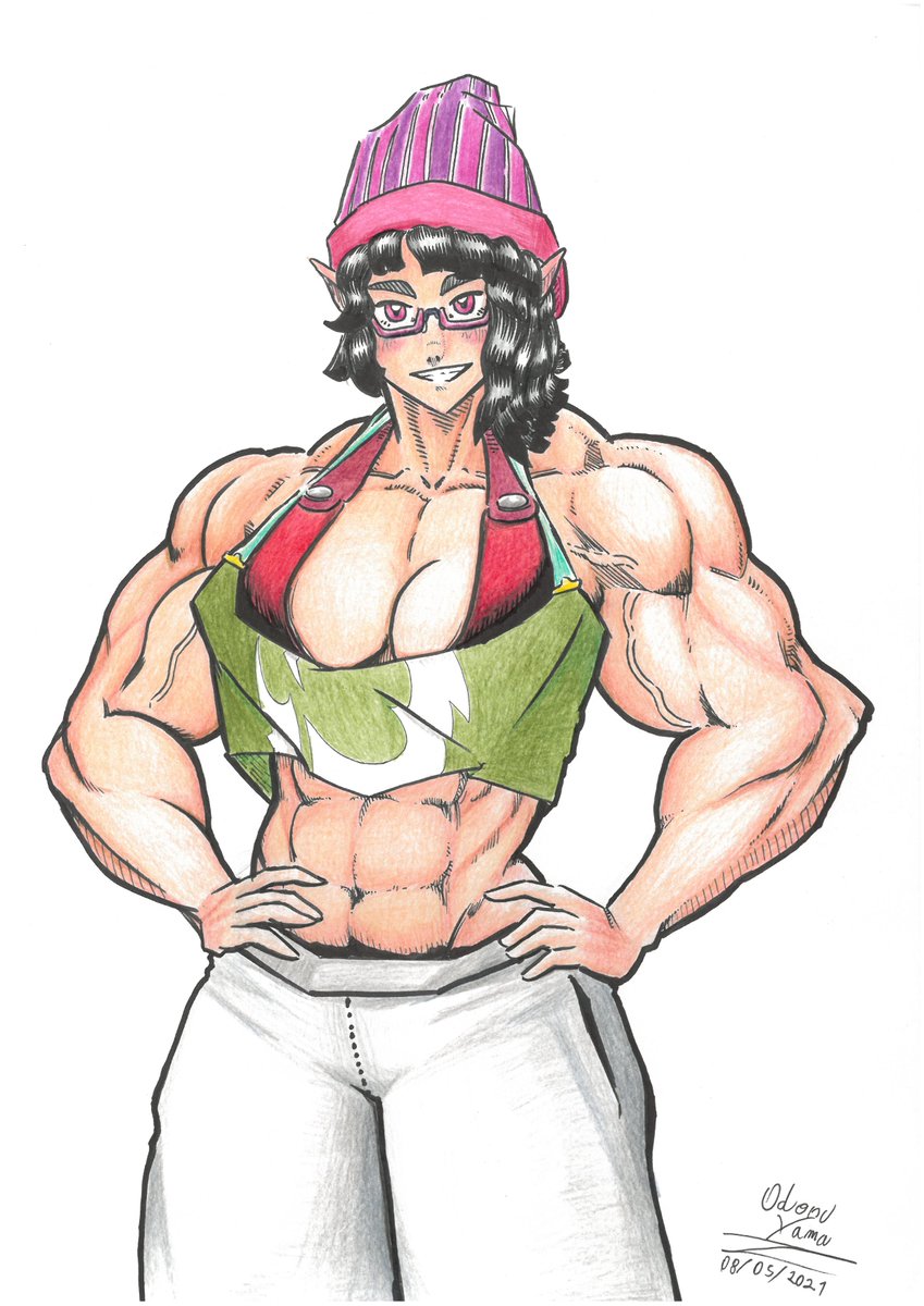 Odoruyama1's tweet photo. #musclegirl #MuscleLena #LenaVartija #OC #originalcharacter #traditionalart #color #colorart
Lena Vartija, our girl. https://t.co/vco2sIOvYa