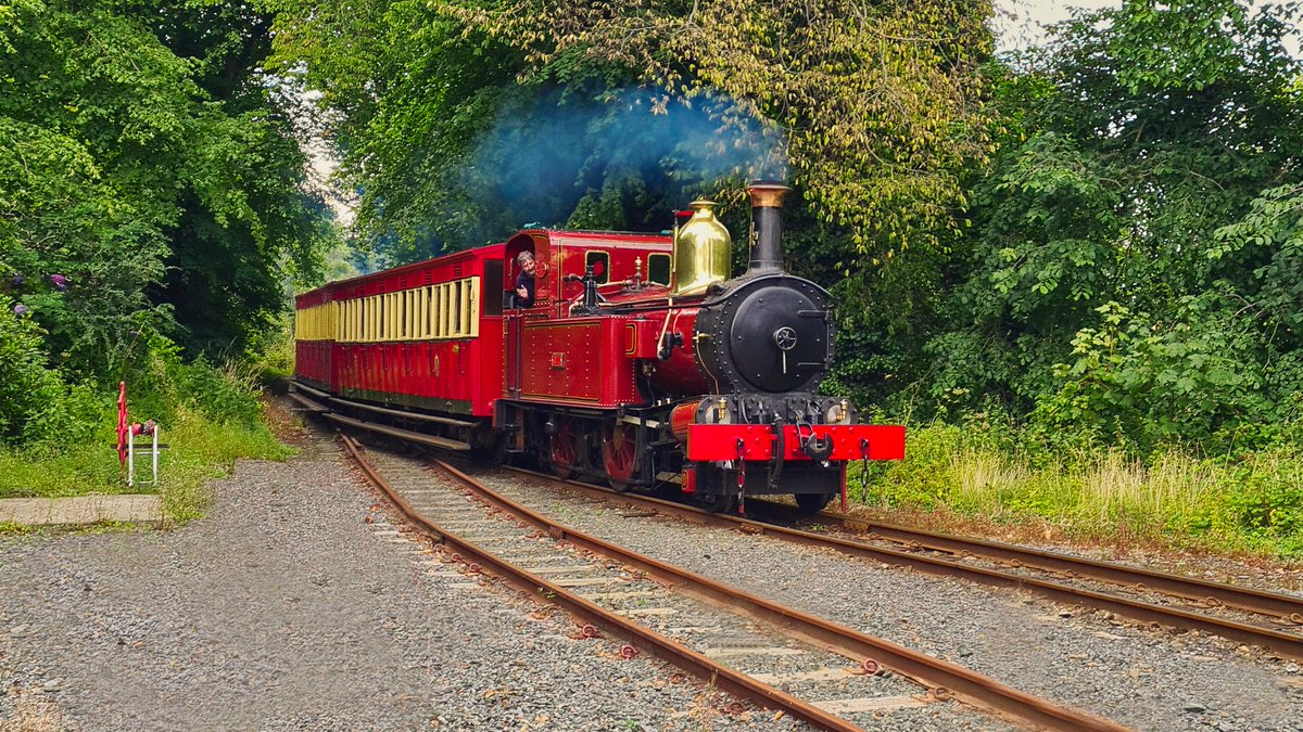 ExploringIsle's tweet image. Port Soderick on the @iombusandrail #SteamTrain
