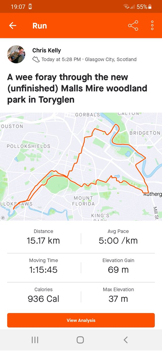 chr1stopherleo's tweet photo. A run through a new woodland park in Toryglen and the discovery of previously unseen Gorbals street art ....
#MallsMire #SofaSlouching #GorbalsArt #QueensPark #CathkinPark #GlasgowGreen #ThursdayRun #GlasgowRunning #Southside #SouthGlasgow https://t.co/V6I7EkPE9v