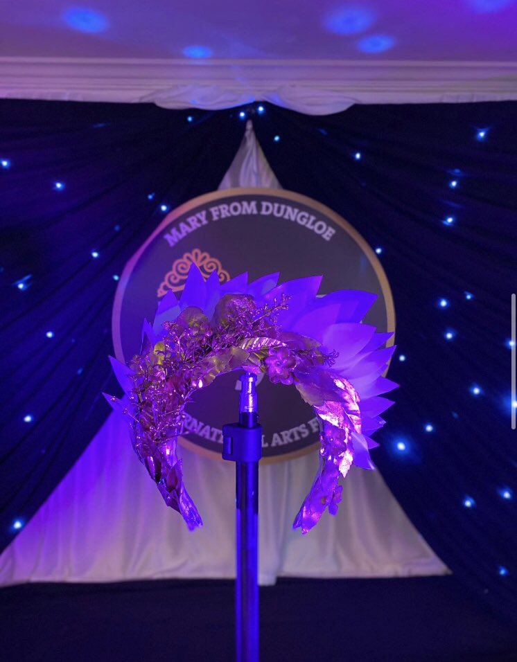 Congratulations to Team Synergy Robyn O’Donnell, Orlaith Doherty and Brónach Harkin the 2020 Overall <a href="/junkkouture/">Junk Kouture</a> winners who recently designed and created the crown for the <a href="/MFDfestival/">The Mary From Dungloe International Arts Festival</a> &amp; huge congratulations to Alannagh Nic Fhlionn who was crowned the 2021 Mary from Dungloe.🤗