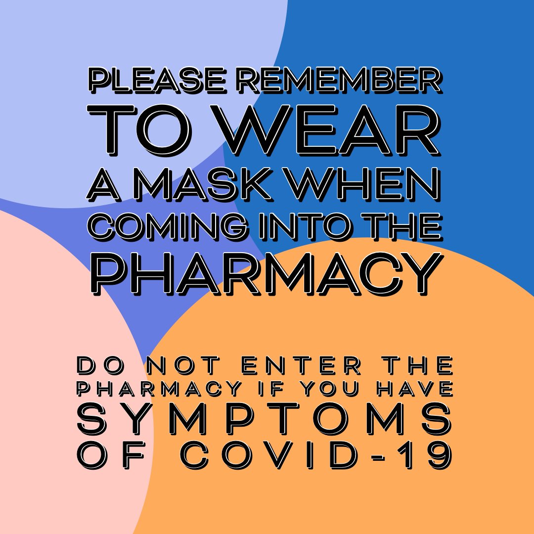 WestcliffePharm's tweet photo. Please continue to wear masks when visiting the pharmacy. Our staff are still working hard to stop the spread of COVID-19. https://t.co/tSxW6lBphD