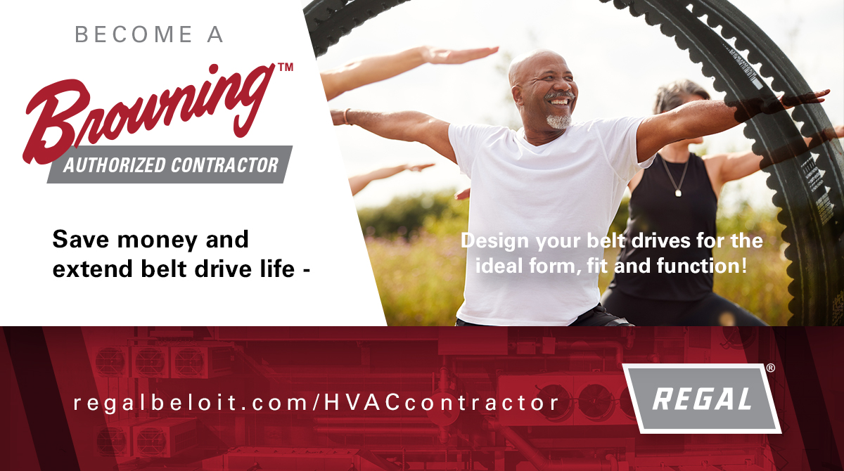 Looking for the ideal form, fit and function?
Browning® custom #HVAC V-belt drives are that and more – designed to save you money and extend the life of your drive!

Go to regalbeloit.com/brands/Brownin…
 to learn how to become an Authorized Contractor!
#airconditioning #Ventilation