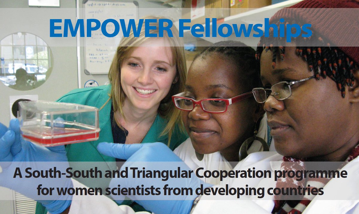 UNYouthAffairs's tweet photo. 🚨 Opportunity Alert 🚨

Calling young #WomenInScience from the global south: Want to perform your research work at @ICGEB centres on biotechnology &amp; related fields?

#Youth4South @ICGEB Empower Fellowship is the opportunity for you!

Apply by 30 Sept 👉 https://t.co/k0SJSDyMil https://t.co/D5bpDuldG0