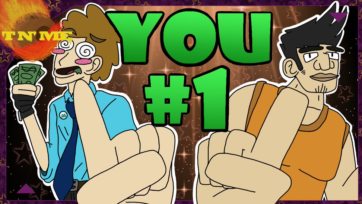 TnMe_Studios's tweet photo. 💥YO!!! Check out today's video where we over how and why YOU, and only YOU, are the best human in all of space🌌 and time!⏳
🎥🎥🎥
Video: https://t.co/HkvLqRxJWe
🎓💪🎓💪
#artist #digitalart #YouTuber #Video #satire #Health #comedy #indiegamedev https://t.co/CeaLRe5H3R