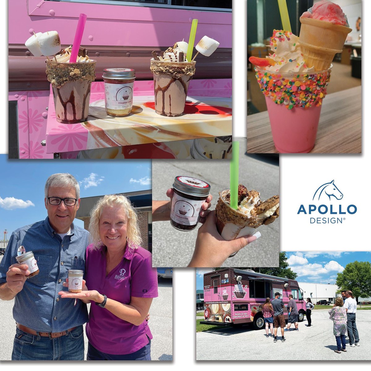 apollo_mfg's tweet photo. Today was @Wickedgoodfw treat day at the office!! Would you choose an extreme milkshake or a cupcake?! 😋#ApolloDesign #TreatDay #WickedGoodCupcakes #ExtremeMilkshakes #AvidLabs #BluePony https://t.co/rYuEPot2ez
