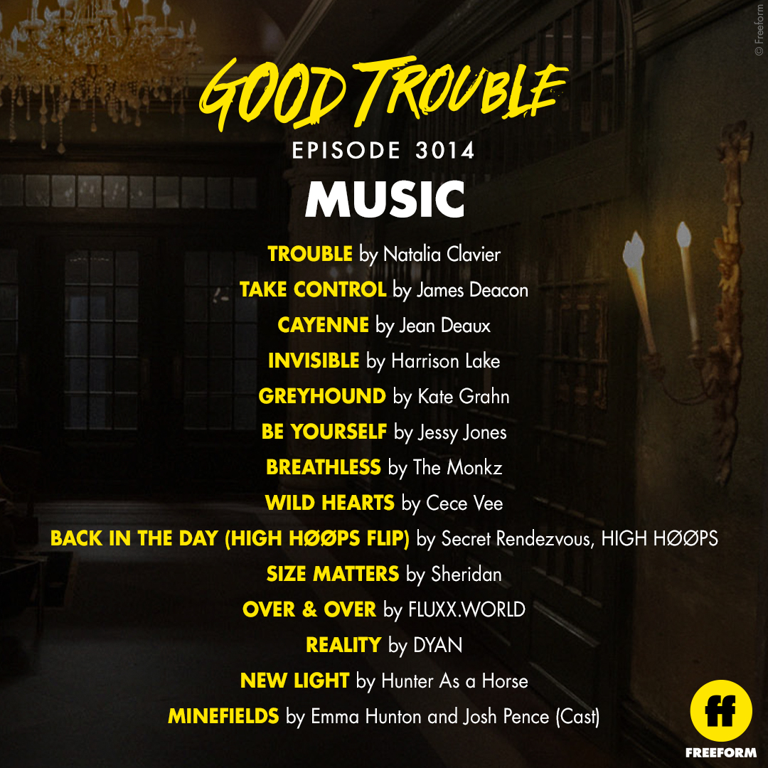 GoodTrouble's tweet photo. It's the fresh music for ~me~
__________________
Looking for a track from Good Trouble? Head to our Official @Spotify Playlist now: https://t.co/jw4XFho01w https://t.co/ESkAbWOBfX