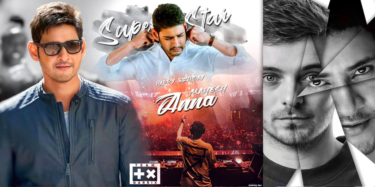 MethNavin's tweet photo. SUPER STAR SUPER BLASTER BIRTHDAY  💐 #SuperStarBirthdayBLASTER
Esari Pandaga Mundu a Start iendi  🔥💥
@SVPTheFilm @urstrulyMahesh @MartinGarrix @ParasuramPetla @MusicThaman @KeerthyOfficial @GMBents @14ReelsPlus @MBofficialTeam
#TEAMGARRIX  
DESIGN:@Urstrulydev1 🔥🔥💥💐 https://t.co/RkNu6ftYfV