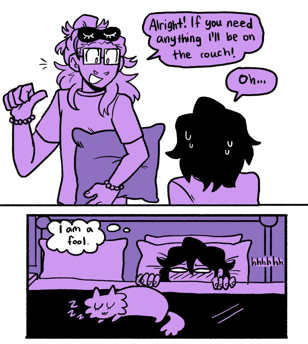 the sleeping arrangements 😂 