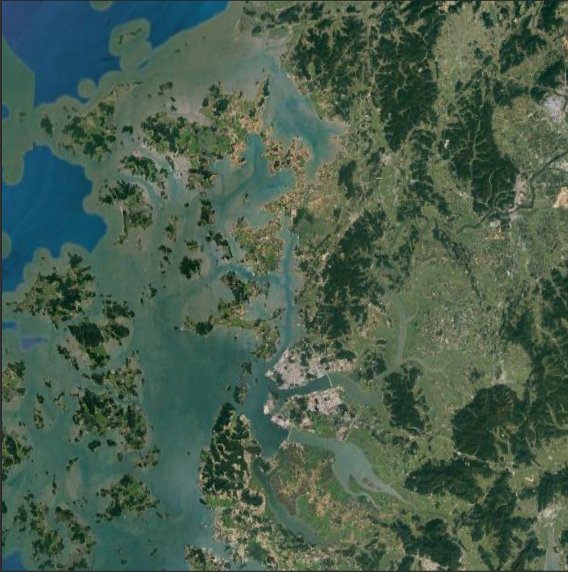 TimIles_'s tweet photo. Coherence data is beautiful! Super easy to make with @Ak_Satellite Hyp3 service. These are some tidal flats in South Korea https://t.co/k0WNJVRrGO
