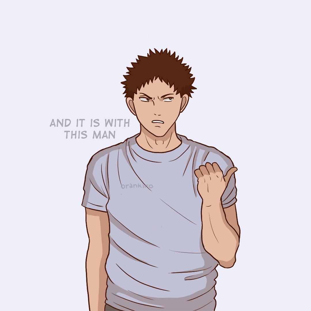 orankiro's tweet photo. iwa, u knew this all along #iwaoi https://t.co/SCjHGgpLDu