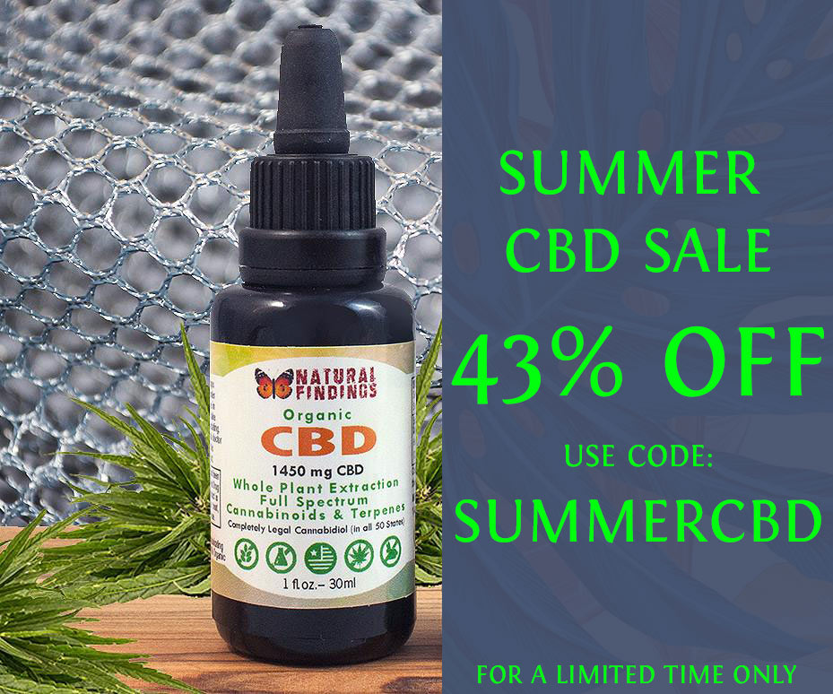 NaturalFindings's tweet photo. Save 43% off our 1 Ounce Organic CBD Oil - https://t.co/buksmLqM8e https://t.co/vkDNck4sZx