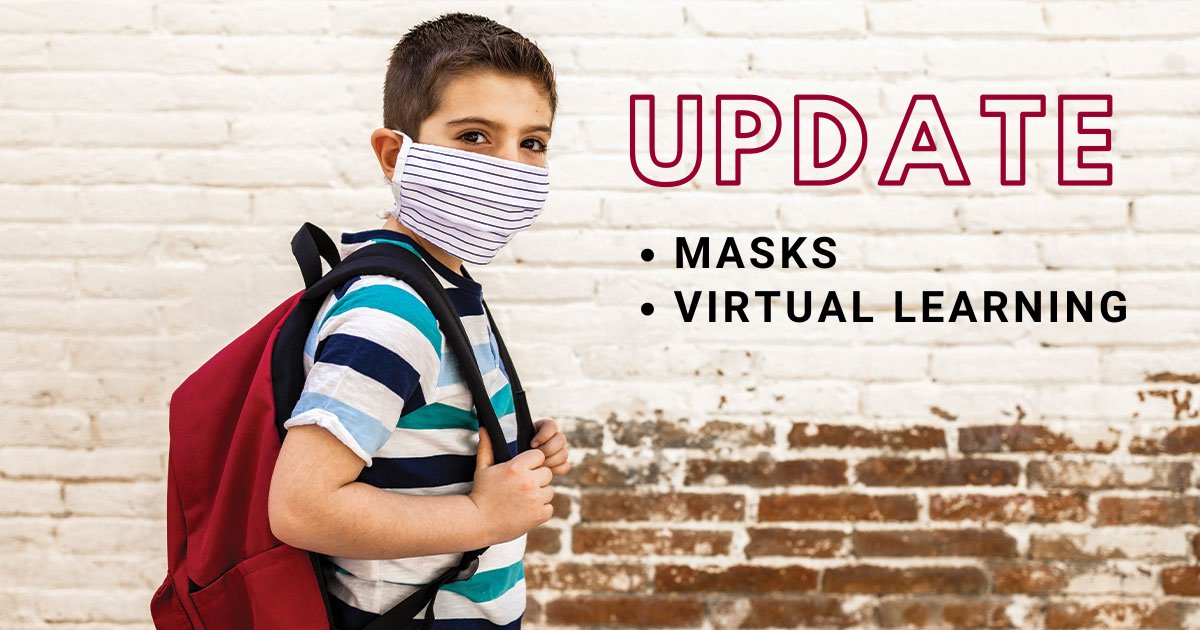 tasbnews's tweet image. TASB President Jim Rice sent a letter to Gov. Abbott asking him to provide flexibility to schools:
• School boards should be able to require masks in schools in response to local health conditions
• Districts should be able to provide a virtual school option, with funding (1/2)