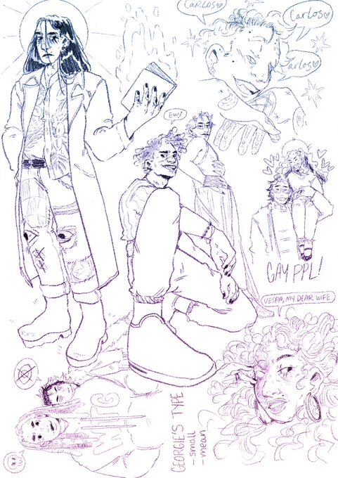 testing a new brush, have some doodles 