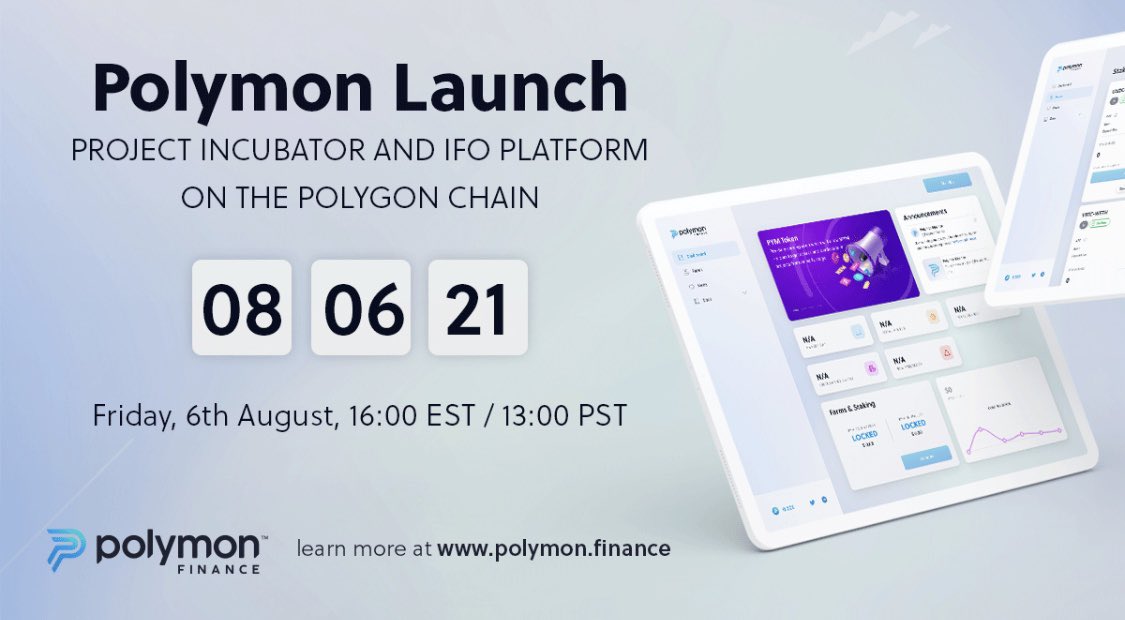 Polymon Official Launch Date and Time!

Learn more at polymon.finance