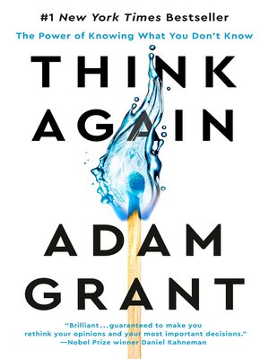 #Digipalooza21 reading recommendation from <a href="/OverDriveSteve/">Steve Potash</a>:

📚Think Again by Adam Grant: overdrive.com/media/5704292/…