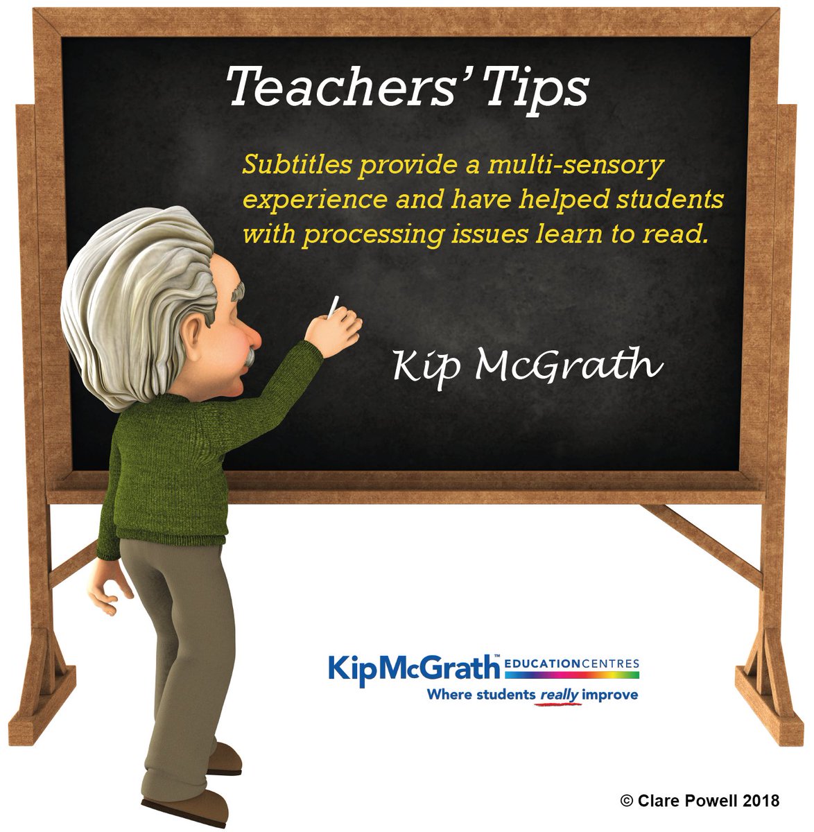 #Teachers'Tips Subtitles provide a multi-sensory experience and have helped students with processing issues learn to read. #LearningIsFun #KipMcGrathScunthorpe