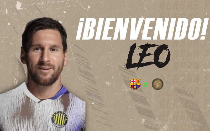 🪄 | FICHAJE

Proveniente de <a href="/FCBarcelona_es/">FC Barcelona</a>, llega Messi al Rey del Norte para darnos una mano en busca del ascenso a Segunda. 

¿En serio piensan que lo necesitamos? 
Jaja, si nos estamos cogiendo a todos. Que siga el baile así como estamos.

#SeBuscaRival
#ElReyDelNorte ❄️