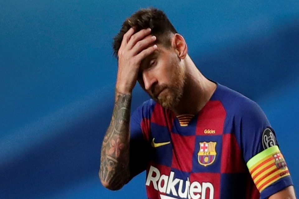 DiarioTalCual's tweet photo. Lionel Messi no jugará para el Barcelona por no renovar contrato #TalCual #ClaroyRaspao #SeDespide https://t.co/bvJ7mD8QT1 https://t.co/0U2ZiFWm4z
