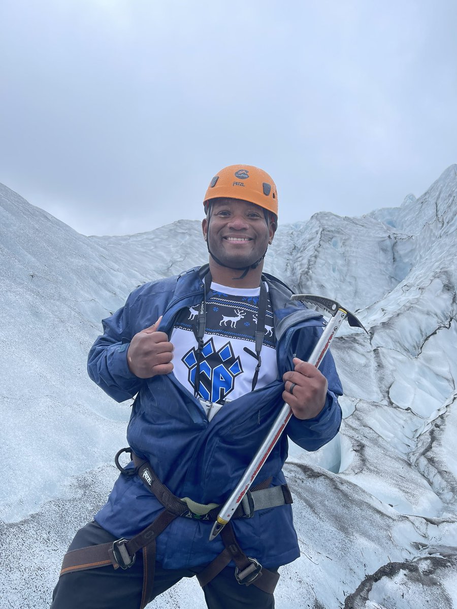Missing my <a href="/CA_CharlotteNC/">Cheer Athletics NC</a> family! Had to put the claw on at a glacier in Iceland! <a href="/CheerAthletics/">Cheer Athletics</a> <a href="/JodyMelton/">Jody Melton</a> is this a record for the most north the claw has been?