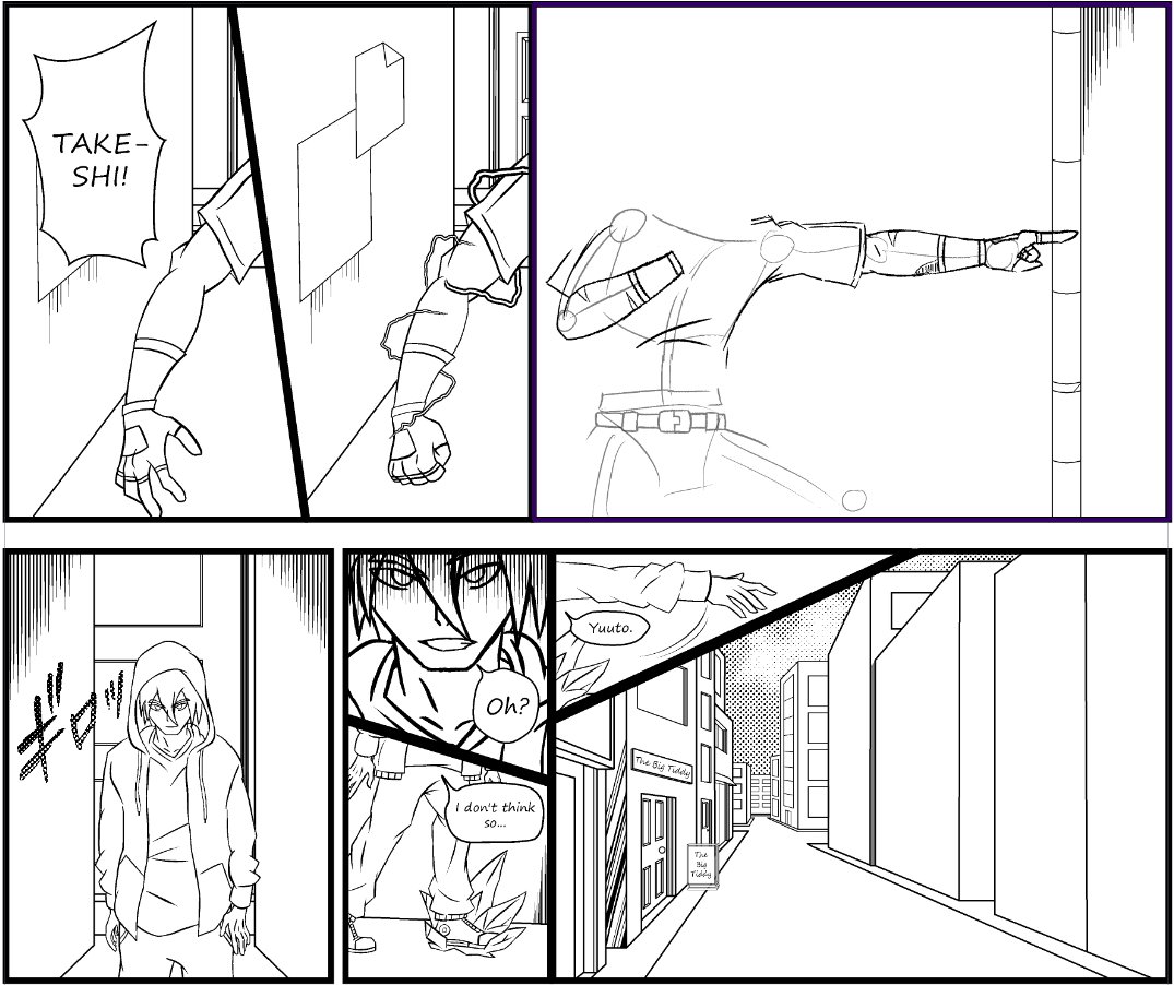 RoccoSerpe's tweet photo. Update. Minor edits to frame 3 and creation of frame 6 &amp; 7. The windows are doors on frame 7 are a bit off because of perspective nonsense, but the project is going well! #art #digitalart #OC https://t.co/58RfqvVlP8