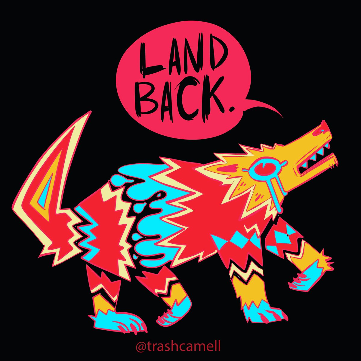TrashCamell's tweet image. Made a sticker- the proceeds from sales go to #StopLine3Pipeline that threatens indigenous land. We have to save the earth and it’s water for everyone’s sake. #furry #line3