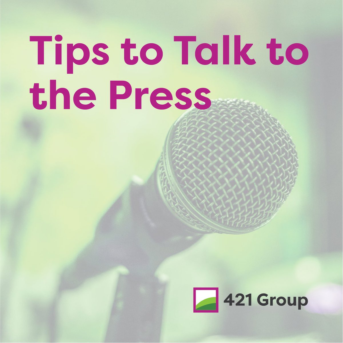 421Group's tweet photo. Talking to the press about your business or organization doesn't have to give you stress. Check out our latest newsletter for some tips on how to make a great impression! https://t.co/SPf8ztEYlk #business #press #pr #maketing #freeguide #cannabis https://t.co/JcRDWtEybi