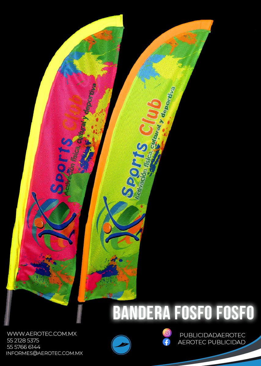 aerotec_publi's tweet photo. Nueva bandera, en impresiones color fosforescente, completamente personalizadas y con altura de hasta 5 metros. Hacemos envíos a toda la República.
https://t.co/h9hQFBSHQ9 https://t.co/lvmMEjwbCJ