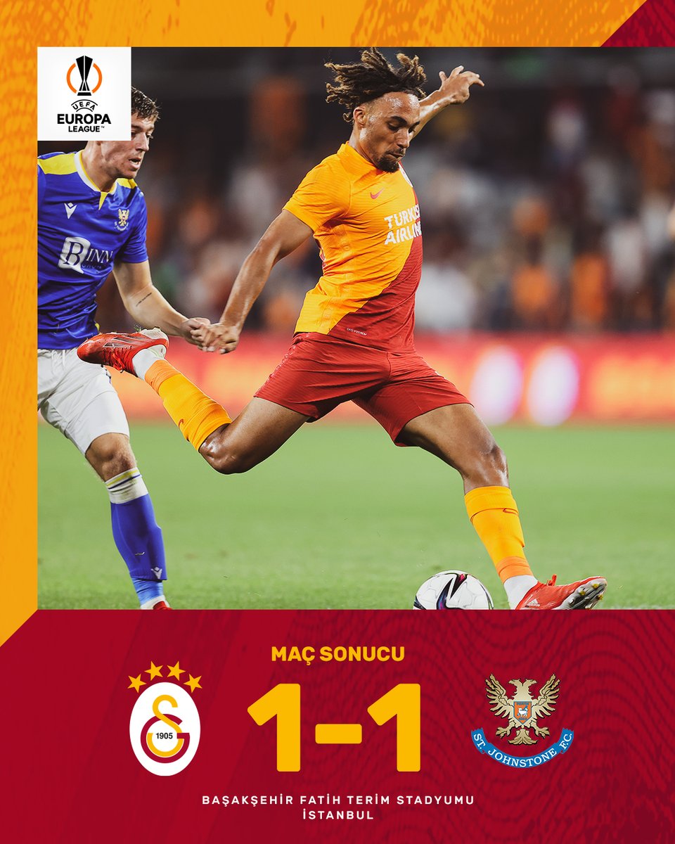 Maç sonucu: Galatasaray 1-1 St. Johnstone #GSvSJFC #UEL