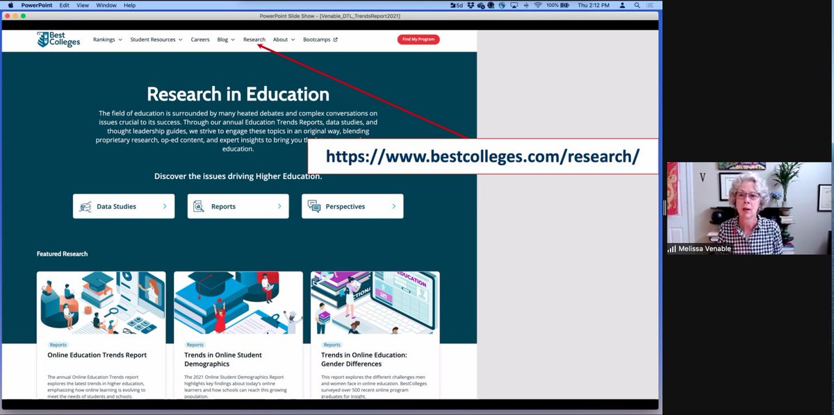 Fantastic Round Table Discussion “2021 Online Education Trends: Remote and Online Learning Perspectives” by Melissa Venable today at @uwdepd #uwdtl.