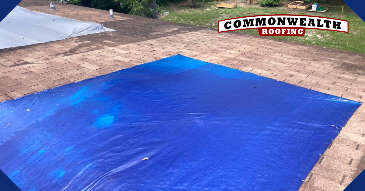choosecwroofing's tweet image. This roof was so flat that it was out of code! Suffering interior water damage needing 2 tarps. We know tarps so we brought it back to code by replacing shingles with #ModBit

We have 24/7 #EmergencyTarping service bc leaks spring at all times!

#RoofEmergency? Call 904-647-6994!