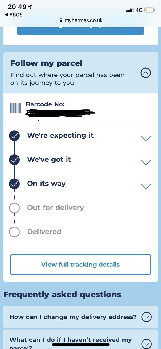 emsieangus's tweet image. I don’t understand why big companies like 
@ASOS still use @Hermesparcels 

It’s almost 9pm and my parcel isn’t even out for delivery yet. 

Stop giving them business!