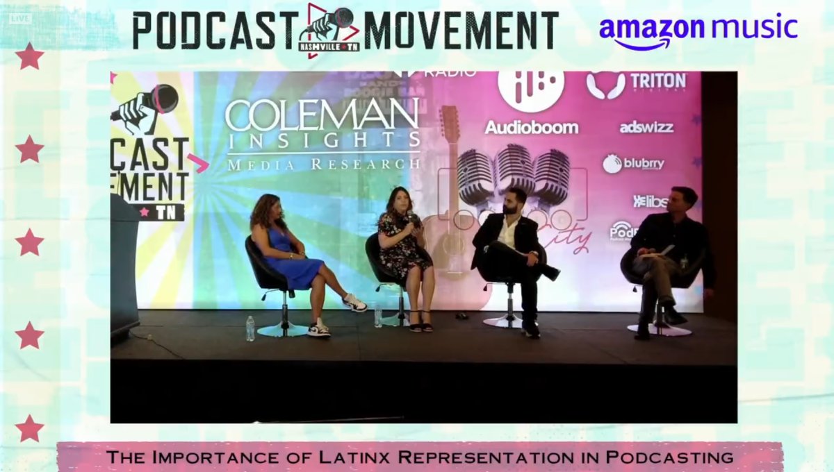 rss's tweet image. "When we feel represented, we feel validated."
Yes! Every culture needs to be represented in the world of #podcasting
via: The Importance of Latinx Representation in Podcasting with Gisselle Bances, Enrique Santos, Conal Byrne, and Jasmine Mejia. Excited for this one! #PM21
