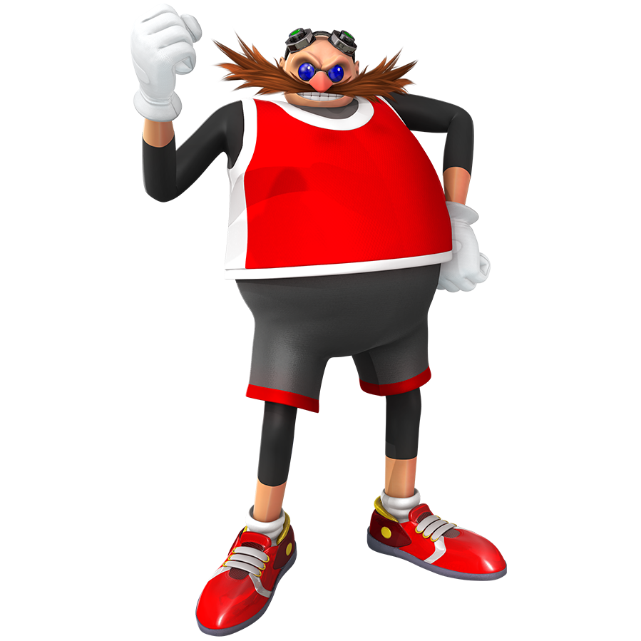 Set 5 / ?? Olympic Team Eggman, backed by his robots Metal Sonic and .. "Guardian"? I think I might need to explain that one-