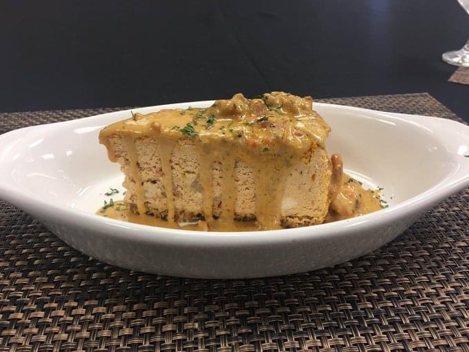 Tomorrow at Bassano Cheesecake Cafe lobster bisque Cheesecake #savorycheesecake #cheesecake